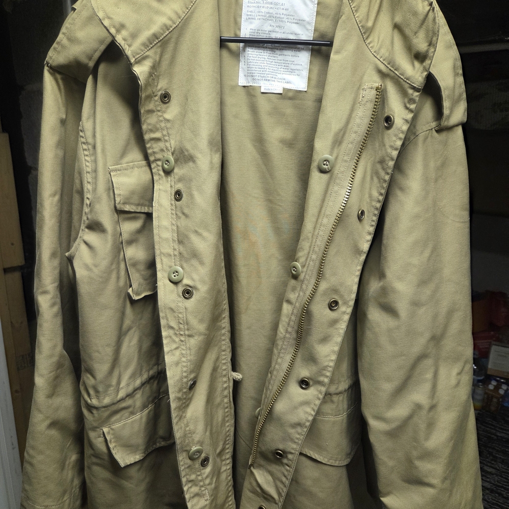 Rothco Men's Khaki Military Field Jacket